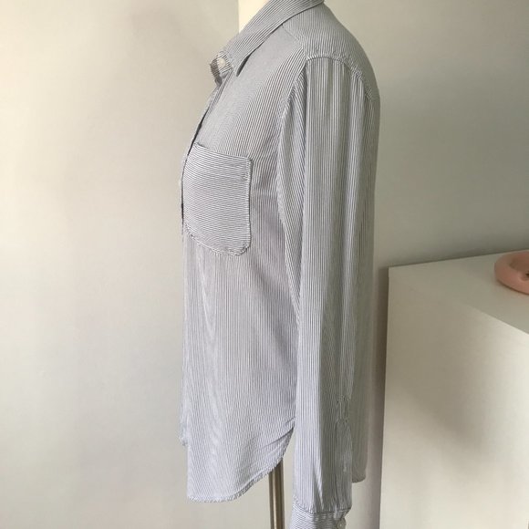 Abercrombie & Fitch Button Up Striped Blouse - Picture 2 of 6